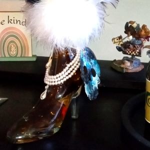Custom made Captain D's whiskey glass boot liquor bottle